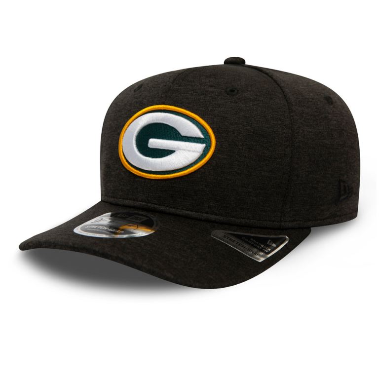 Gorras New Era Nfl Negros - Bay Packers Shadow Tech 9FIFTY Stretch Snap 03156STMF